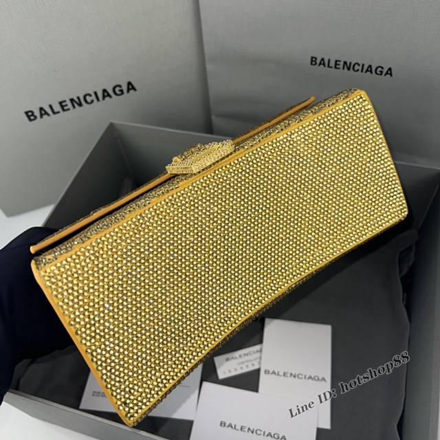 Balenciaga專櫃爆款燙磚重手工中號沙漏包手提包 巴黎世家Hourglass沙漏包 款號：8895 fyj1491